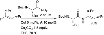 Bristols-Myers Squibb synthesis of enamides with aminopeptidase activity.