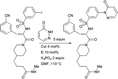 Steinmetzer's synthesis of a matriptase inhibitor.