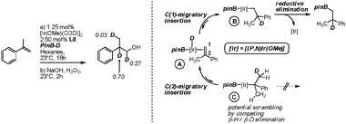 
          Labelling experiments and mechanistic implications.