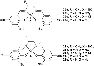 
            Chromium salen and salan complexes.