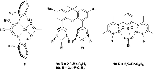 Various bimetallic zinc catalysts.