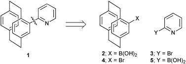 Possible syntheses of 2-([2.2]paracyclophane-4-yl)pyridines.