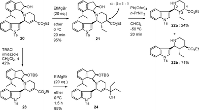 
            1,4-Addition reaction of unsaturated ester.