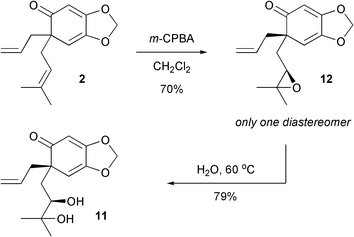 Preparation of the epimer of illioliganone C.