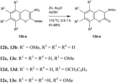 Synthesis of four DOPA isomers 13b–e