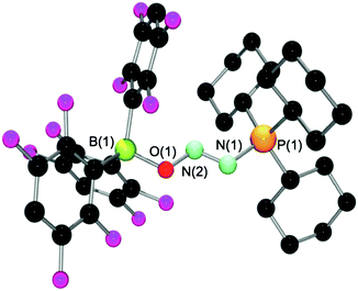 Molecular structure of 8. Hydrogen atoms have been omitted for clarity.