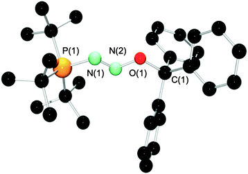 Molecular structure of the cation of 10. Hydrogens and the B(C6F5)4 counter ion have been omitted for clarity.