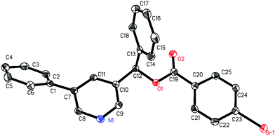 ORTEP diagram of 3a′ with 50% thermal ellipsoids.