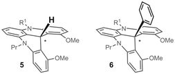 Diastereoisomeric products resulting from additions on the re face of [4]helicenes of type 2 represented with a M configuration. For the re face assignment, a priority of R1 over Pr is considered.