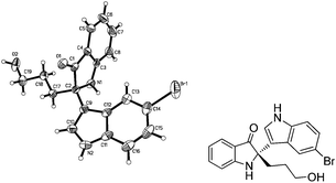 X-Ray crystal structure of (S)-4g.