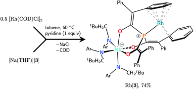 Synthesis of complex Rh[3].