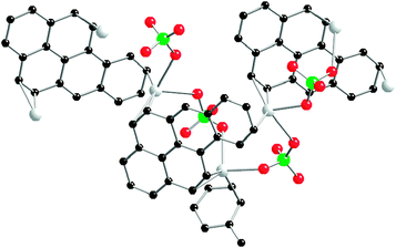 Crystal structure of [Ag4(bpyr)2(ClO4)4(toluene)2].