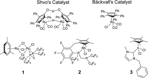 Chemocatalysts for chemoenzymatic DKR.