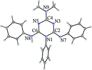 ORTEP drawing of 2. Thermal ellipsoids are at the 30% probability level.