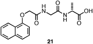 Chemical structure Nap-Gly-D-Ala.