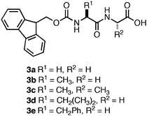 Chemical structures of Fmoc-dipeptides studied by Ulijn et al.96