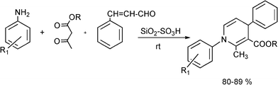 Synthesis of N-aryl-1,4-dihydropyridines.