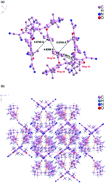 Crystal packing diagram of chromophoreA.