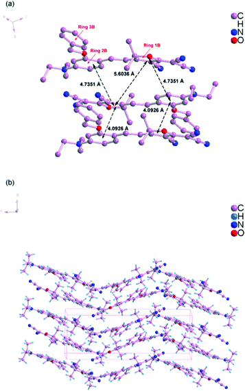 Crystal packing diagram of chromophoreB.