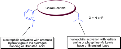 Synergic mode of activation.