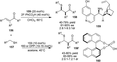 Diastereodivergent asymmetric sulfa-Michael additions to α-branched enones.