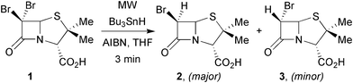 Bose's pioneering use of MW in dehalogenation reactions.9