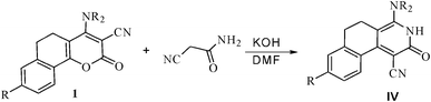 Synthesis of dihydrobenzo[f]isoquinolines (IV).