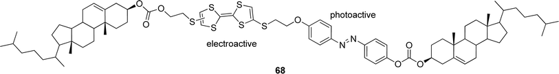 Electro- and photo-responsive steroidal organogelator.