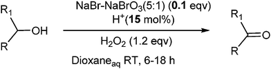 
          Oxidation of alcohols.