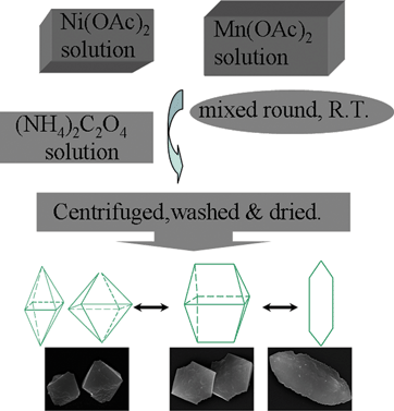 The synthesis process of precursors.