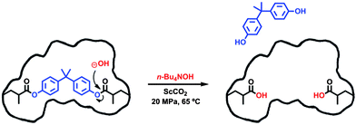 Scheme of the BPA cleavage mechanism in scCO2.