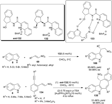 Enantioselective conjugate reaction catalyzed by quinolinium thioamide organocatalyst.