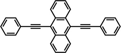 Molecular structure of BPEA.