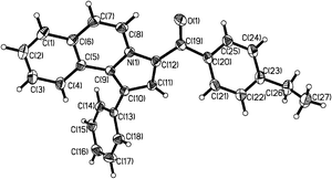 The X-ray single-crystal structure of 3d.