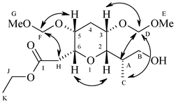 Chemical structure of 1.