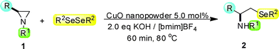 General synthesis of chiral β-seleno amino derivatives.