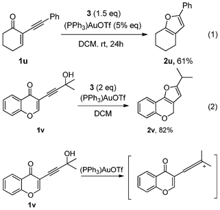 Proposed generation of allene.