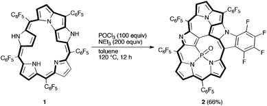 Synthesis of phosphorus complex 2.