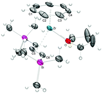 ORTEP diagram of 35. The molecule possesses crystallographic mirror symmetry.