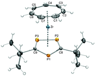 ORTEP diagram of 48.