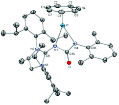 ORTEP diagram of 60.