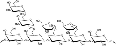 Structure of arabinogalactan.