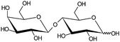 Structure of d-lactose.