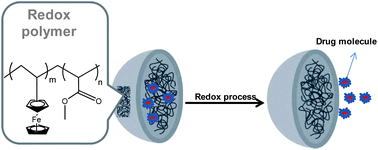 Scheme of a nanocapsule for drug delivery.