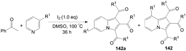 Synthesis of 1,2,3-triaroylindolizines.