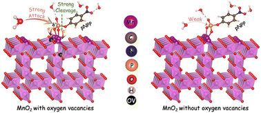 Graphical abstract: Oxygen vacancies boost the efficacy of MnO2 nanoparticles in catalyzing the hydrolytic degradation of organophosphate esters: implications for managing plastic additive pollution