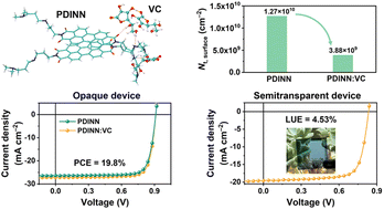 Graphical abstract: Vitamin C modified cathode interlayer for efficient opaque and semitransparent organic photovoltaics