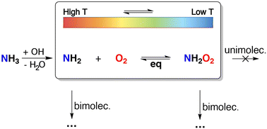 Graphical abstract: Formation of the aminoperoxyl radical in the atmospheric oxidation of ammonia