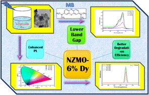 Graphical abstract: Enhanced photoluminescence and photocatalytic properties in Dy-doped sodium zinc molybdate synthesized via a green microwave-assisted method