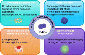 Graphical abstract: Iodine-containing materials for biomedical applications